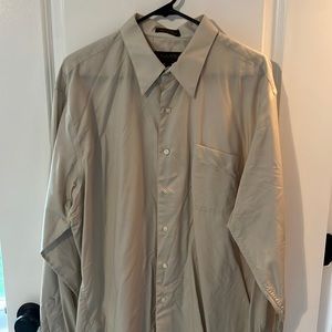Roberto Villini Mens Dress Shirt Grey size 17